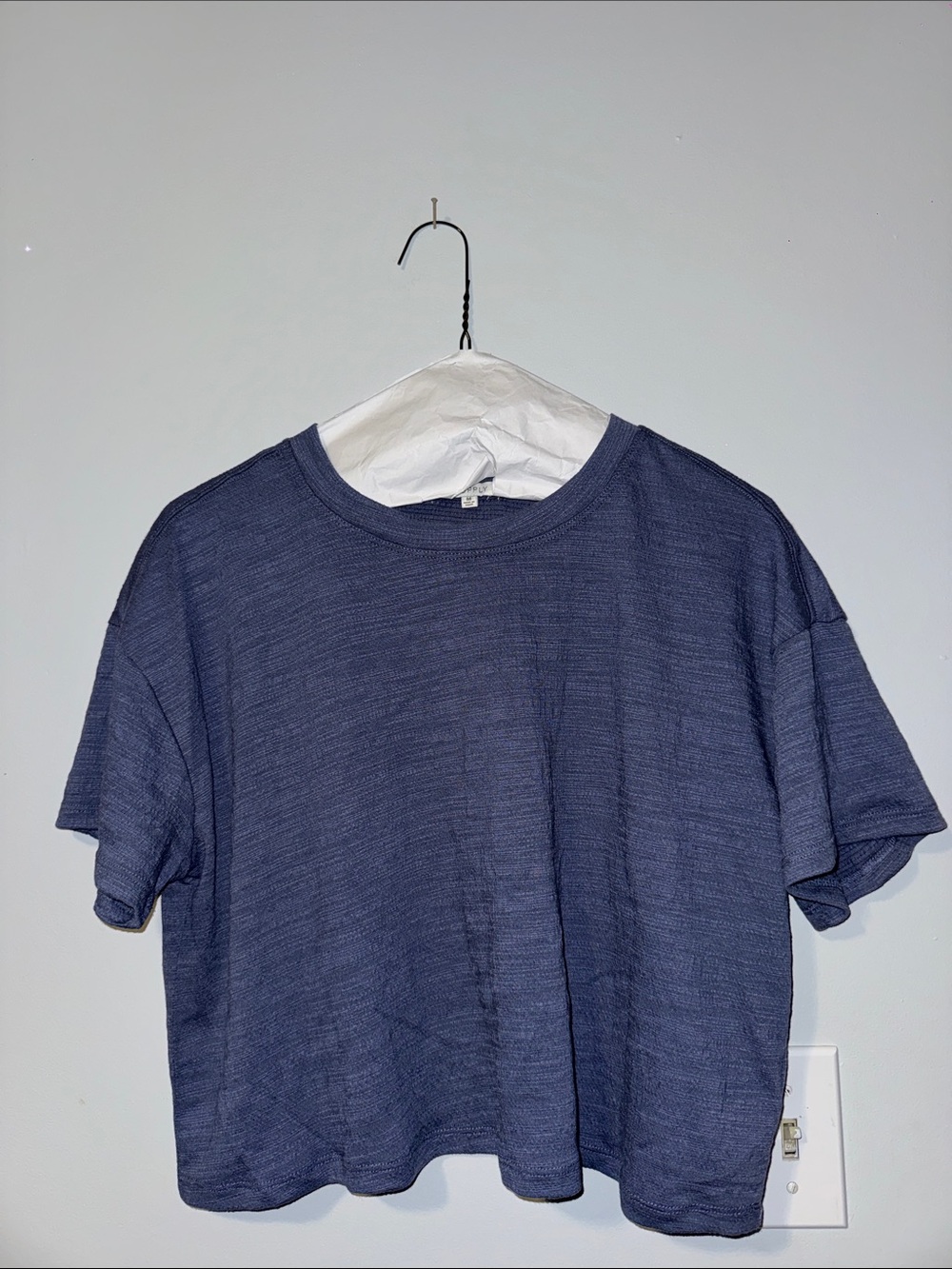 Z Supply Short-Sleeve Crewneck Tee in Navy